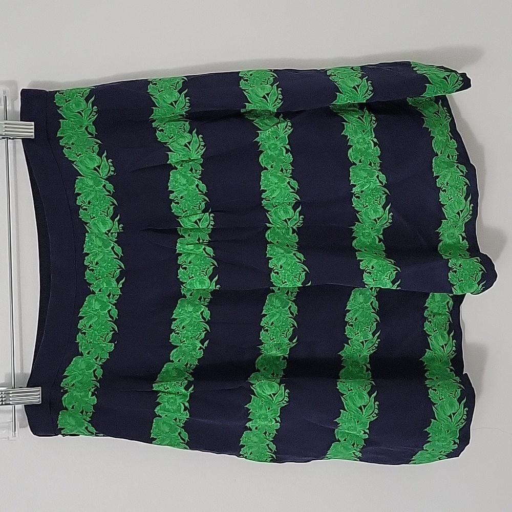 J. Crew Silk Striped Skirt, Size 2